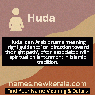 Huda Name Meaning and Origin