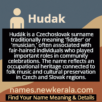 Hudak Name Meaning and Origin