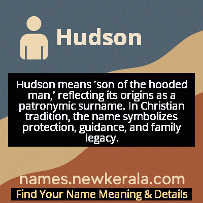 Hudson Name Meaning and Origin