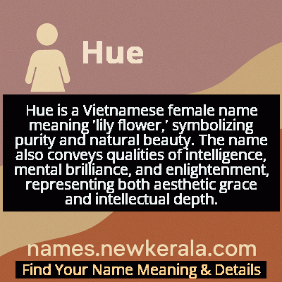 Hue Name Meaning and Origin