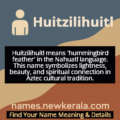 Huitzilihuitl Name Meaning and Origin