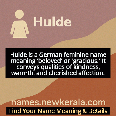 Hulde Name Meaning and Origin