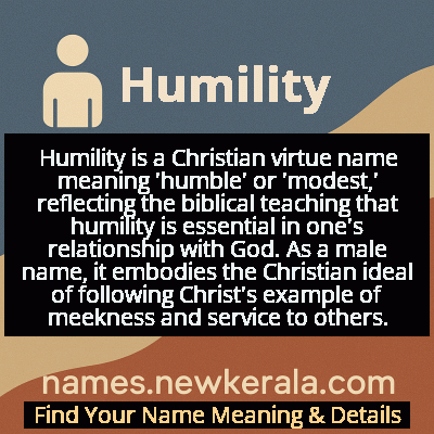 Humility Name Meaning and Origin