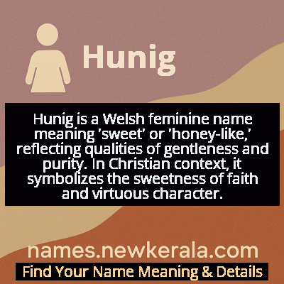 Hunig Name Meaning and Origin
