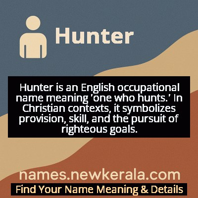 Hunter Name Meaning and Origin