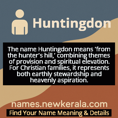 Huntingdon Name Meaning and Origin