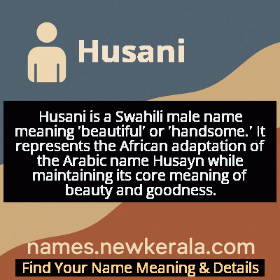 Husani Name Meaning and Origin