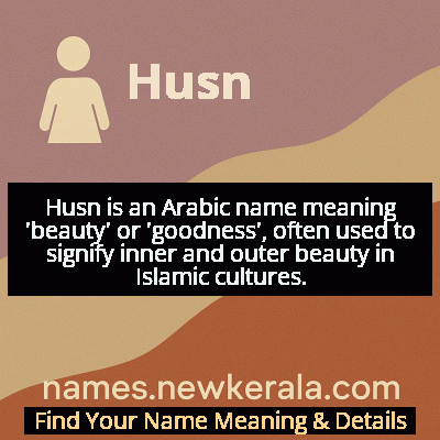 Husn Name Meaning and Origin
