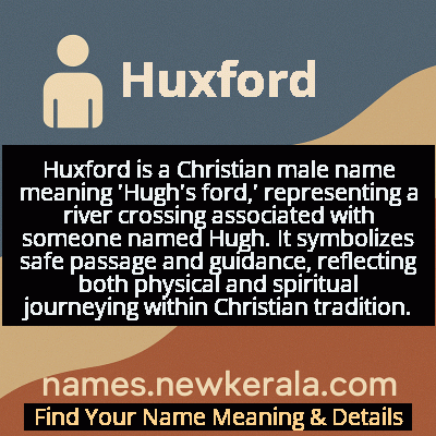 Huxford Name Meaning and Origin