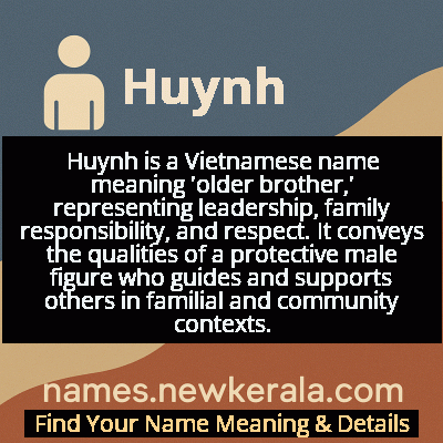 Huynh Name Meaning and Origin