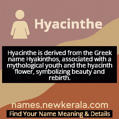 Hyacinthe Name Meaning and Origin