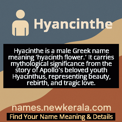 Hyancinthe Name Meaning and Origin