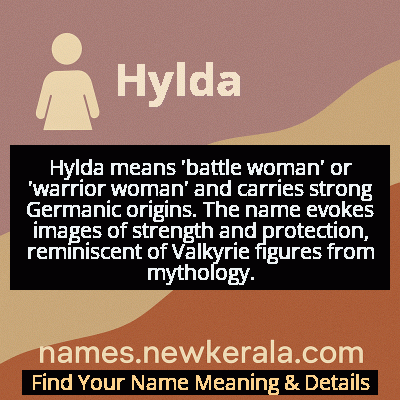 Hylda Name Meaning and Origin