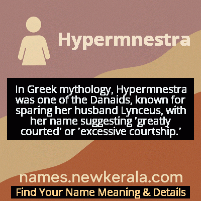 Hypermnestra Name Meaning and Origin