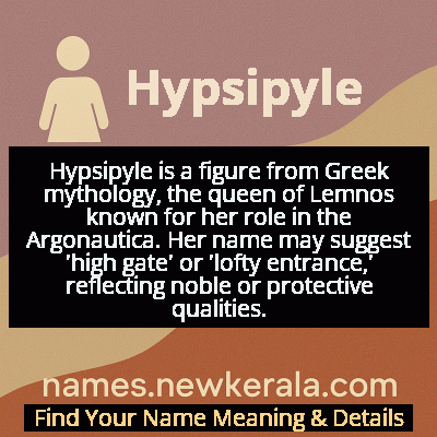 Hypsipyle Name Meaning and Origin