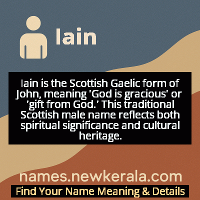 Iain Name Meaning and Origin