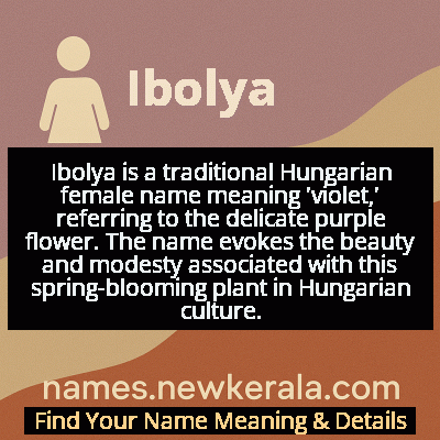 Ibolya Name Meaning and Origin