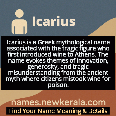 Icarius Name Meaning and Origin
