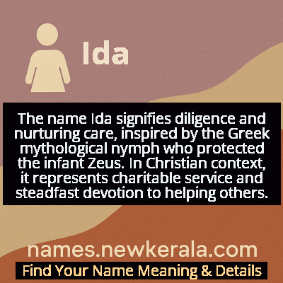 Ida Name Meaning and Origin