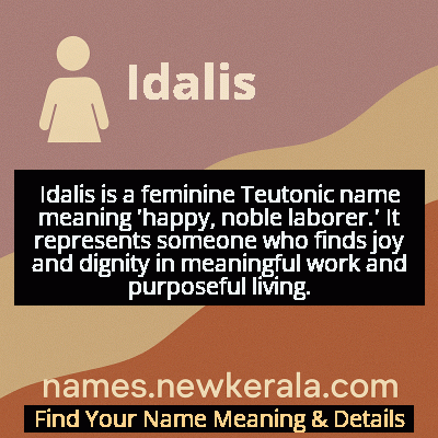 Idalis Name Meaning and Origin