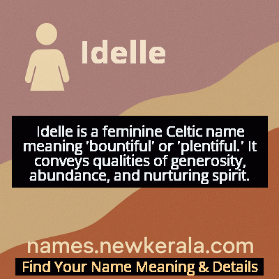 Idelle Name Meaning and Origin