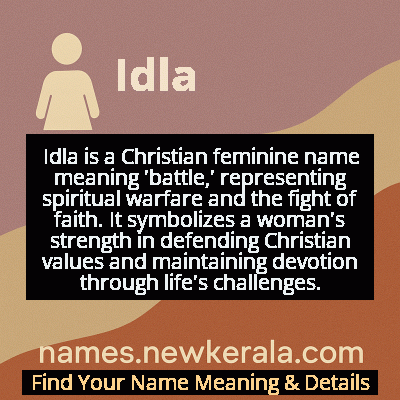 Idla Name Meaning and Origin