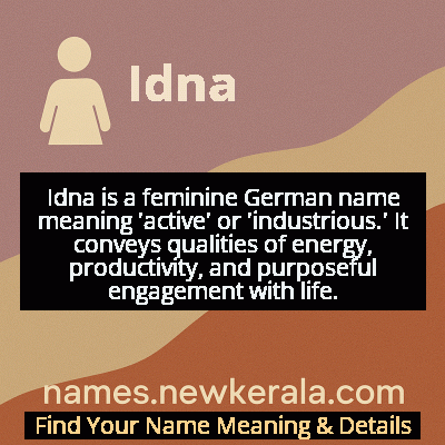 Idna Name Meaning and Origin