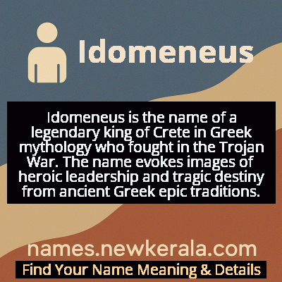 Idomeneus Name Meaning and Origin