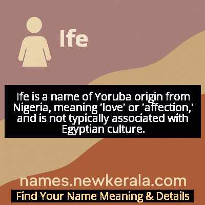 Ife Name Meaning and Origin