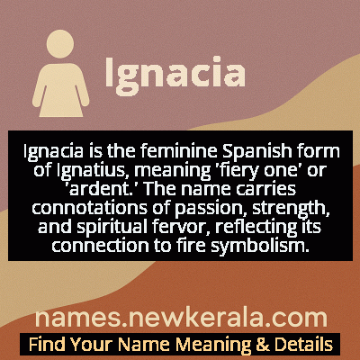 Ignacia Name Meaning and Origin