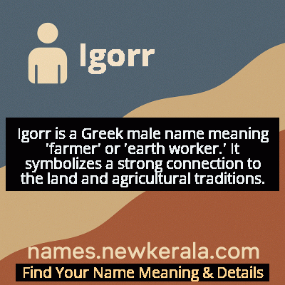 Igorr Name Meaning and Origin