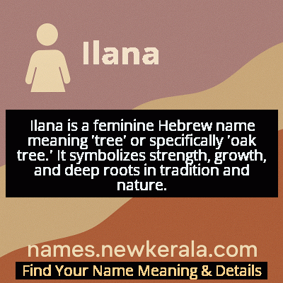 Ilana Name Meaning and Origin