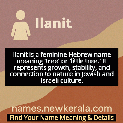Ilanit Name Meaning and Origin