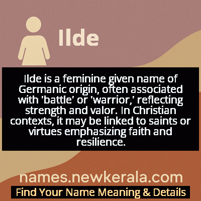 Ilde Name Meaning and Origin