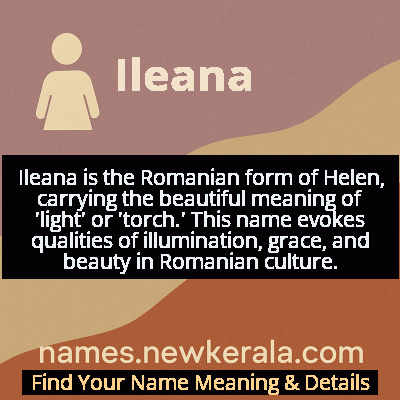 Ileana Name Meaning and Origin