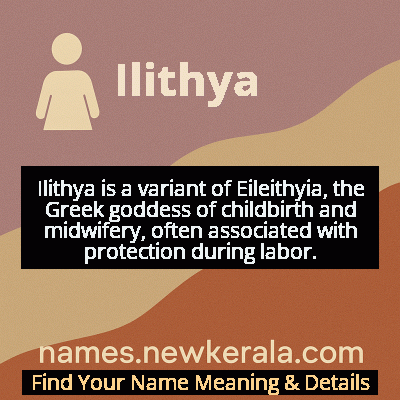 Ilithya Name Meaning and Origin