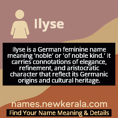 Ilyse Name Meaning and Origin