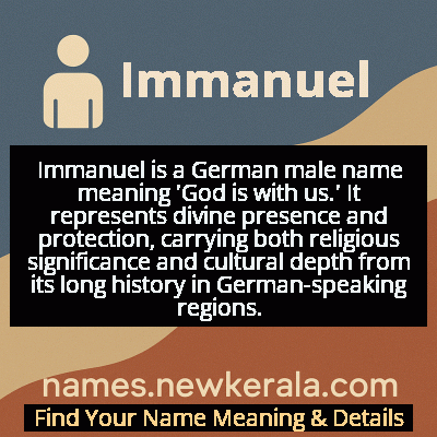 Immanuel Name Meaning and Origin