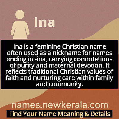 Ina Name Meaning and Origin