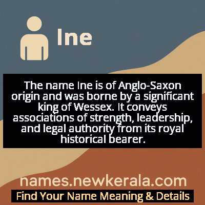 Ine Name Meaning and Origin
