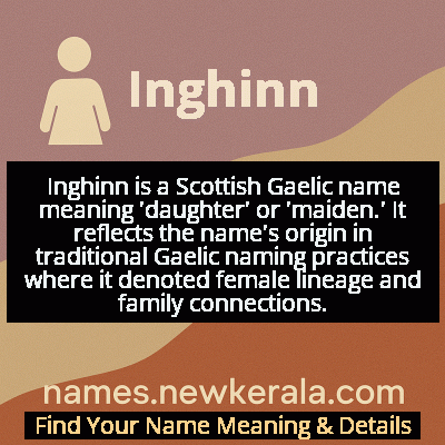 Inghinn Name Meaning and Origin