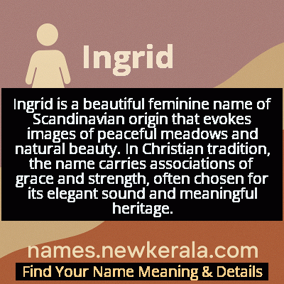 Ingrid Name Meaning and Origin