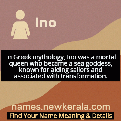 Ino Name Meaning and Origin