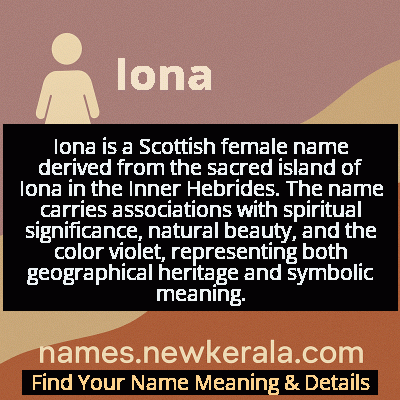 Iona Name Meaning and Origin