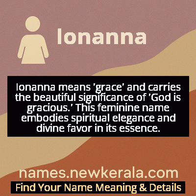 Ionanna Name Meaning and Origin