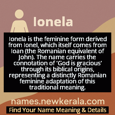 Ionela Name Meaning and Origin