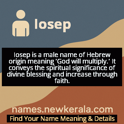 Iosep Name Meaning and Origin