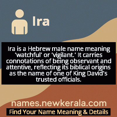 Ira Name Meaning and Origin