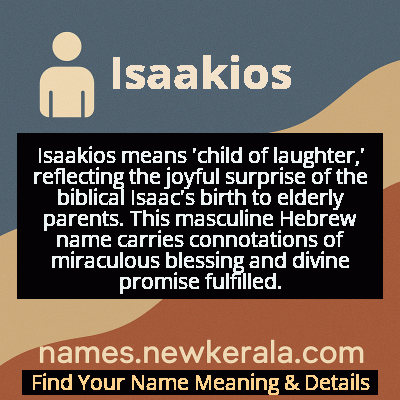 Isaakios Name Meaning and Origin