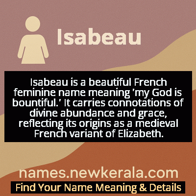 Isabeau Name Meaning and Origin